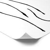'Visualisieren' Canvas Print Poster (Ecke)