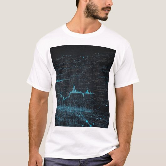 Visualisierung der Datenlandschaft T-Shirt (Vorderseite)