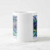 Visualisierung der globalen Winde. Jumbo-Tasse (Vorderseite)