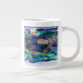 Visualisierung der globalen Winde. Jumbo-Tasse (Rechts)