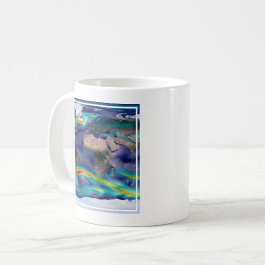 Visualisierung der globalen Winde. Kaffeetasse (Vorderseite Links)