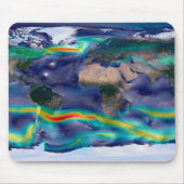 Visualisierung der globalen Winde. Mousepad (Vorne)