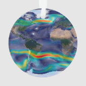 Visualisierung der globalen Winde. Ornament (Rückseite)