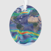 Visualisierung der globalen Winde. Ornament (Vorderseite)