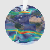 Visualisierung der globalen Winde. Ornament (Vorderseite)