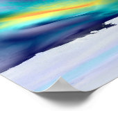 Visualisierung der globalen Winde. Poster (Ecke)