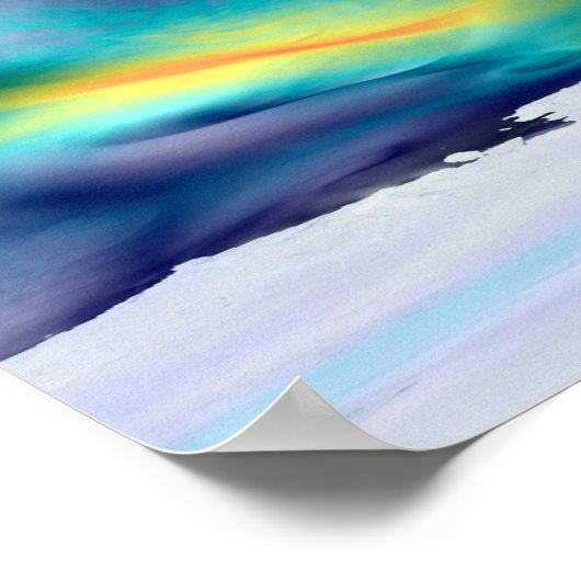 Visualisierung der globalen Winde. Poster (Ecke)