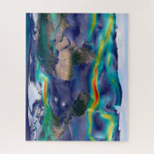 Visualisierung der globalen Winde. Puzzle (Vertikal)