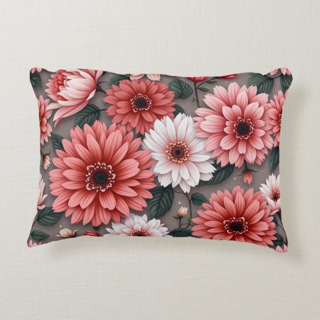 VisualNest Floral Pillow Sham, PillowCase Dekokissen (Rückseite)