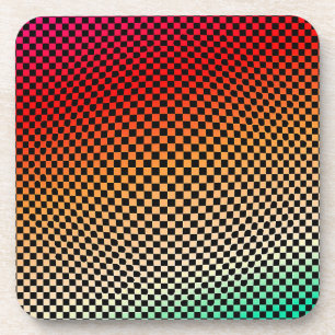 Visuell auffälliges Muster Getränkeuntersetzer