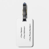 Visuell Basic Hello World Gruß Gepäckanhänger (Rückseite vertikal)