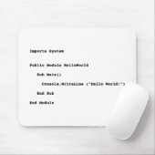 Visuell Basic Hello World Gruß Mousepad (Mit Mouse)