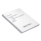 Visuell Basic Hello World Gruß Notizblock (Rechte Seite)