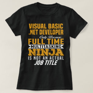 Visuell Basic .NET Developer T-Shirt