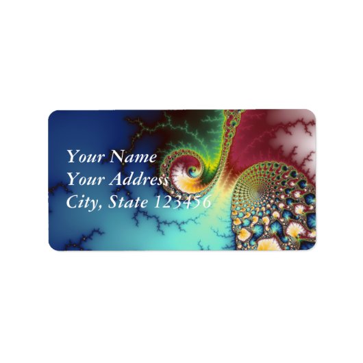 Visuell Cortex Adressaufkleber (Vorne)