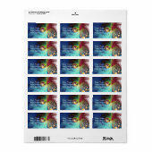 Visuell Cortex Adressaufkleber (Vorne)