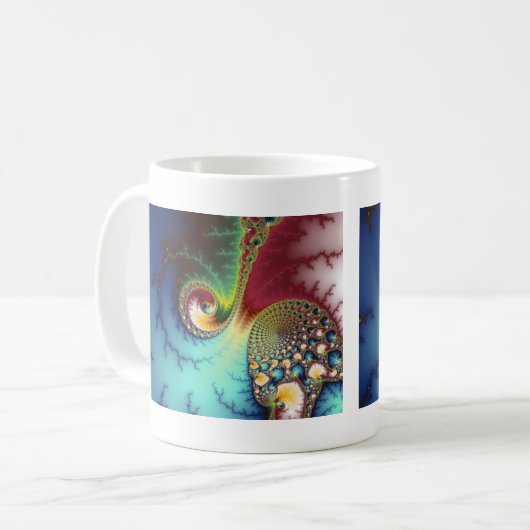 Visuell Cortex Kaffeetasse (Vorderseite Links)