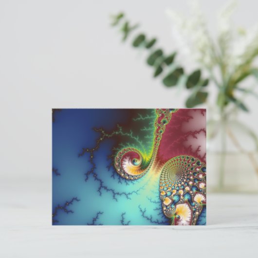 Visuell Cortex Postkarte (Stehend Vorderseite)