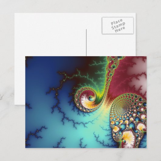 Visuell Cortex Postkarte (Vorne/Hinten)