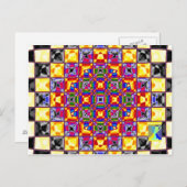 Visuelle Art Postkarte (Vorne/Hinten)