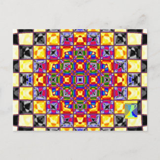 Visuelle Art Postkarte