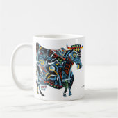 Visuelle Blues: Kuh-Tasse Kaffeetasse (Links)