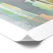 Visuelle Erinnerungen, originale Abstrakte Kunst Poster (Ecke)