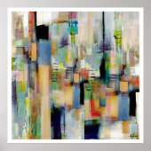 Visuelle Erinnerungen, originale Abstrakte Kunst Poster (Vorne)