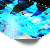 Visuelle Fraktale Vision einer Wahrsagerin Fotodruck (Ecke)