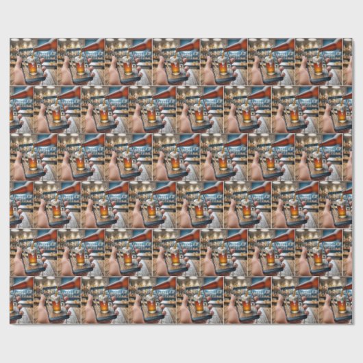 Visuelle Illusion auf Smartphone Geschenkpapier (Flach)