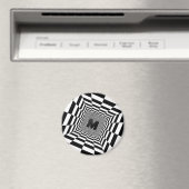 Visuelle Illusion, Monogramm oder Initialzündung Magnet (In Situ (Geschirrspüler))