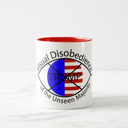 Visuelle Missachtung der Tasse der unsichtbaren Me (Mittel)