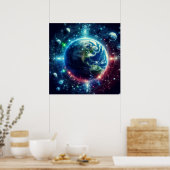 Visuelle Multiversum-Theorie Parallele Universen a Poster (Küche)