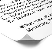 Visuelle Pain Scale Poster Wall Chart (Ecke)