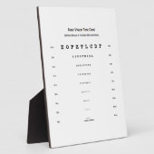 Visuelle Prüfung der Nahsichtprüfkarte Fotoplatte (Seite)