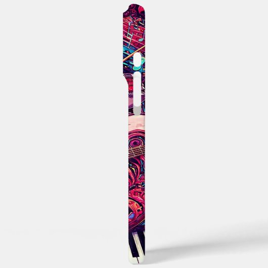 Visuelle Sounds Case-Mate iPhone Hülle (Rückseite / Links)