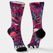 Visuelle Sounds Socken (Gewinkelt)