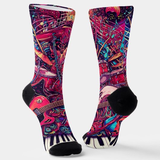 Visuelle Sounds Socken (Gewinkelt)