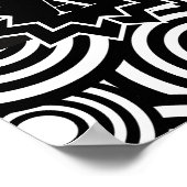 Visuelle Stimulation von Kleinkindern mit hohem Ko Poster (Ecke)