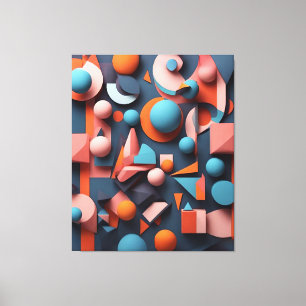 Visuelle Symphonie Leinwanddruck