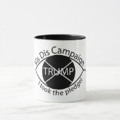 Visuelle Ungehorsam Zwei-Ton-Kaffee-Tasse Tasse (Zentrum)