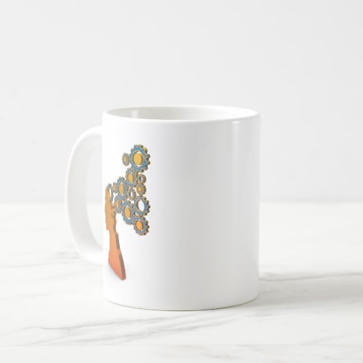 Visuelle Welt Kaffeetasse (Vorderseite Links)