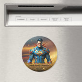 "Visueller Heldenmacher" Magnet (In Situ (Geschirrspüler))