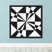 Visueller Hingucker | Moderner gespannter Leinwand (Insitu (Holzboden))