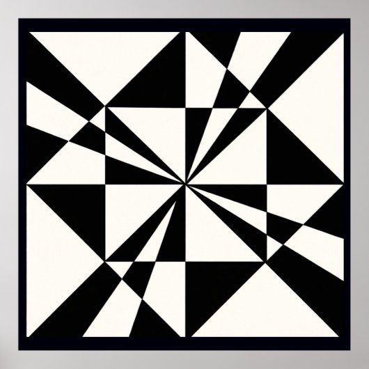 Visueller Hingucker | Moderner gespannter Leinwand Poster (Vorne)