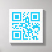 Visueller QR-Code auf Premium Wrapped Canvas (Glos Leinwanddruck (Vorderseite)