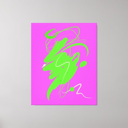 Visueller Verachtung Tanz Stretched Canvas Print Leinwanddruck (Vorderseite)