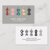 Visueller Verkaufsberater-Stylist beruflich Visitenkarte (Vorne/Hinten)