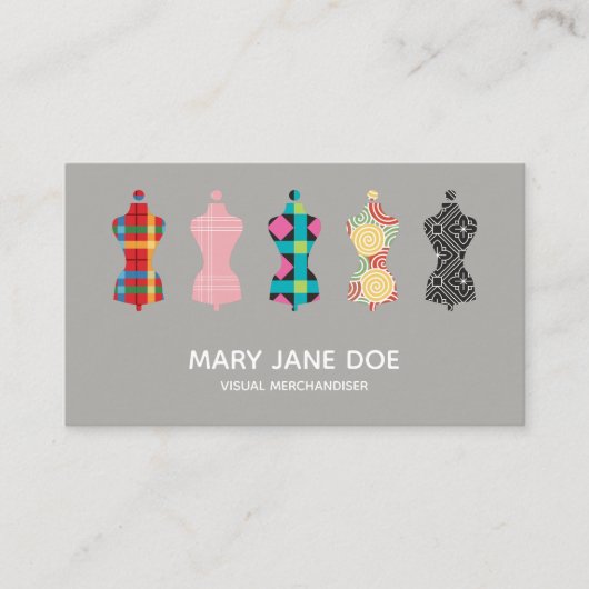 Visueller Verkaufsberater-Stylist beruflich Visitenkarte (Vorderseite)