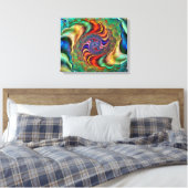Visuelles Abenteuer Leinwanddruck (Insitu (Schlafzimmer))